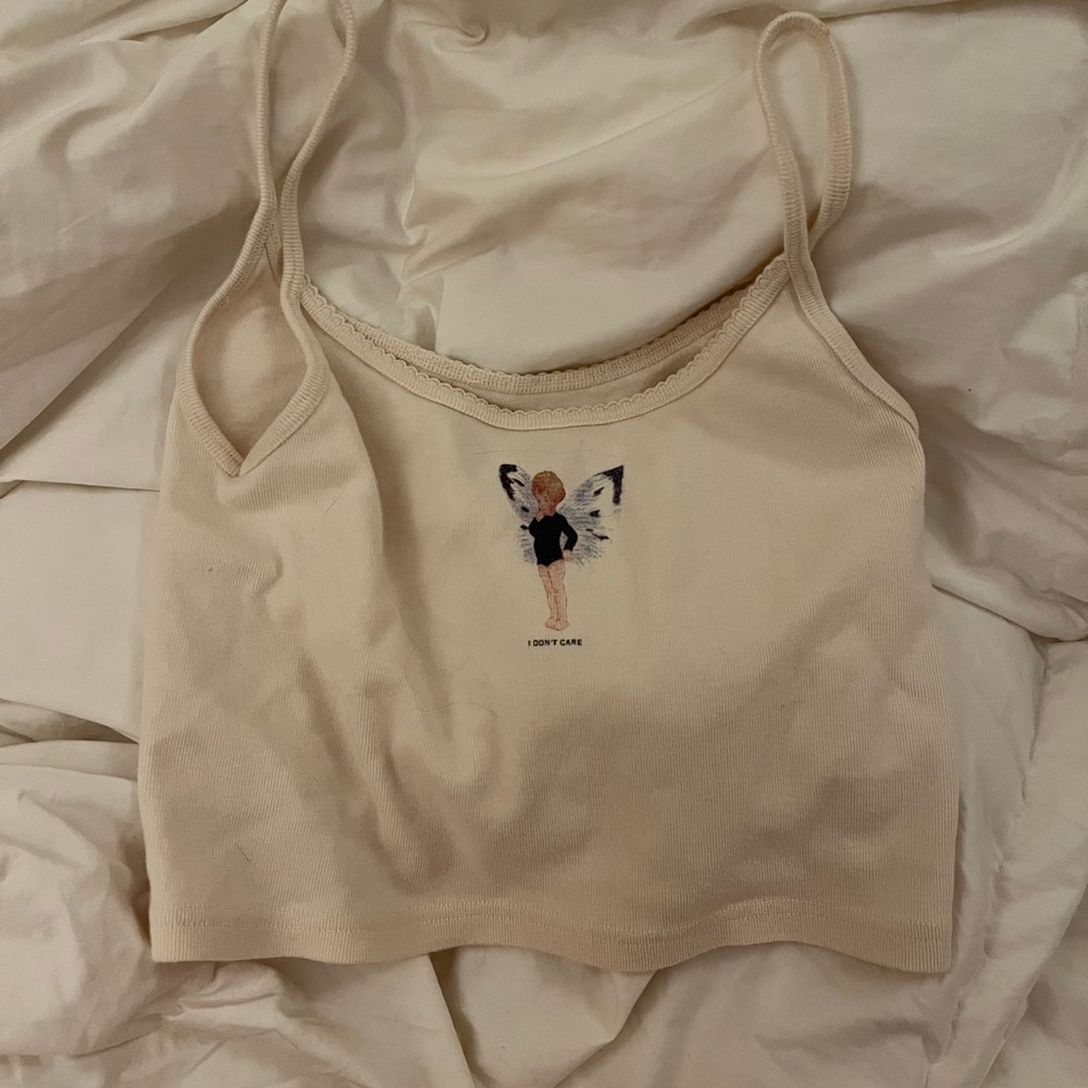Brandy Melville Dainty Cropped Tank Top